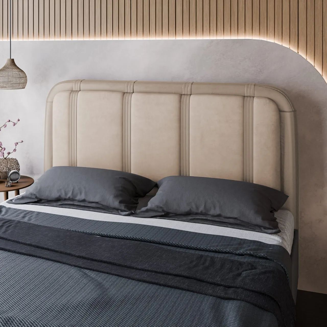 Cabeceira de Cama Estofada Premium - Foto 3