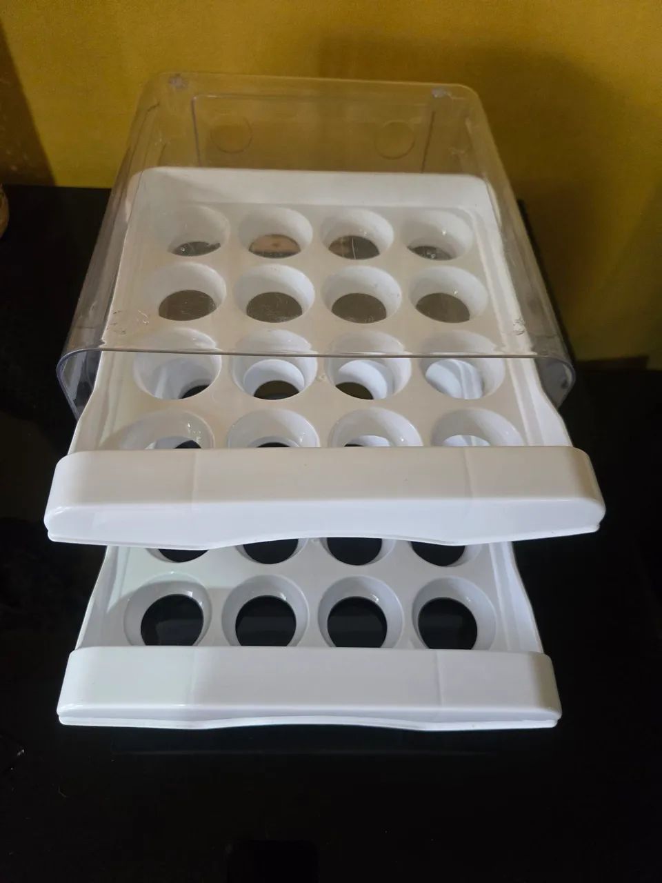 Porta Ovos 2 Andares + Suporte para Papel Toalha - Foto 2