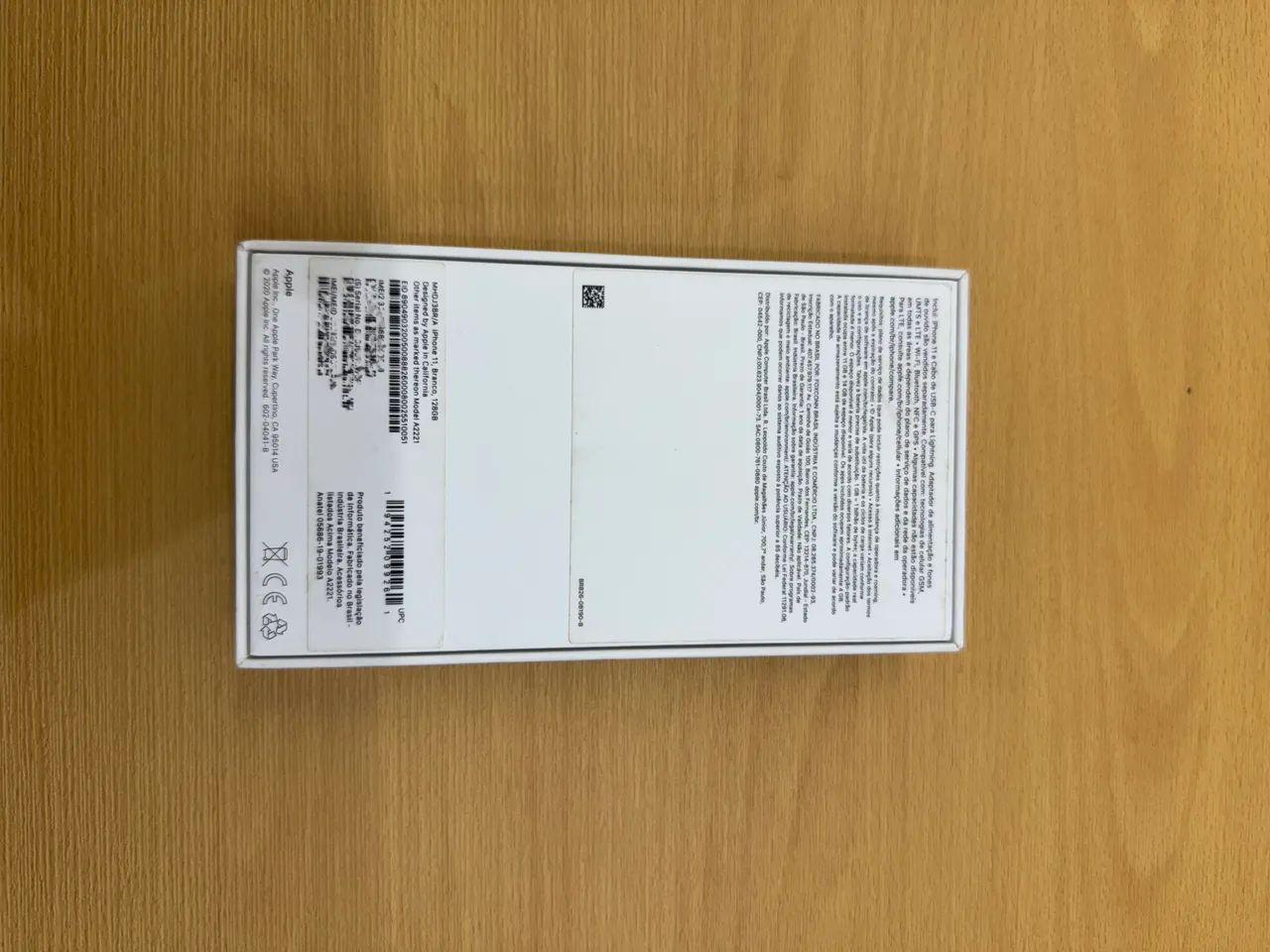 Caixa de iPhone 11 128GB Branco - Original - Foto 5