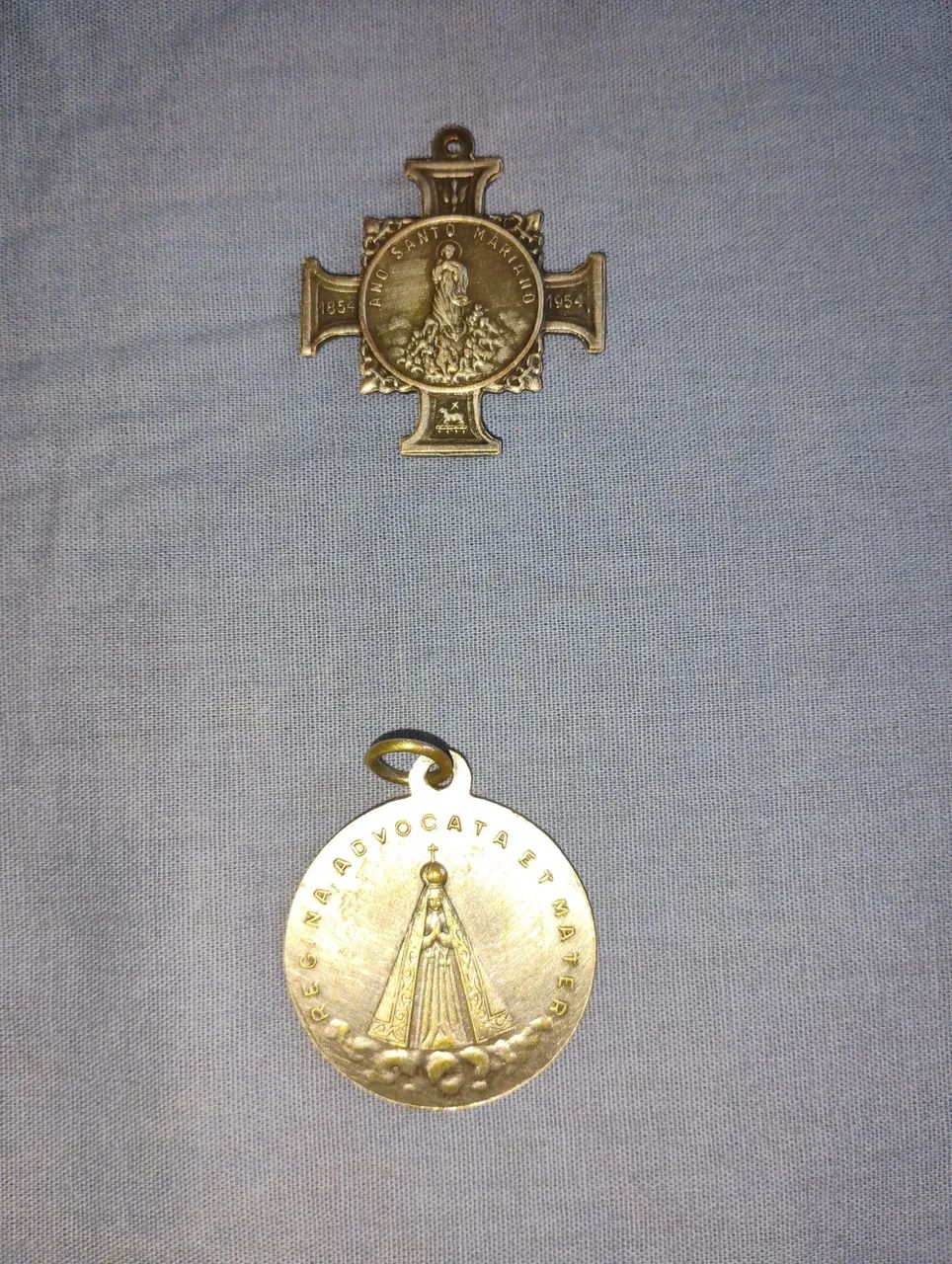 2 medalhas Marianas antigas - Foto 2
