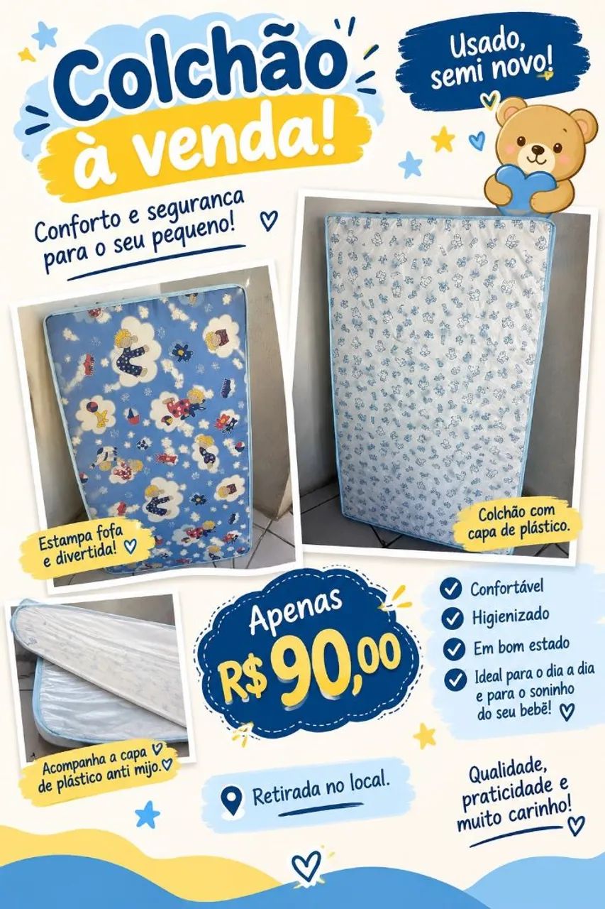 Colchão infantil 