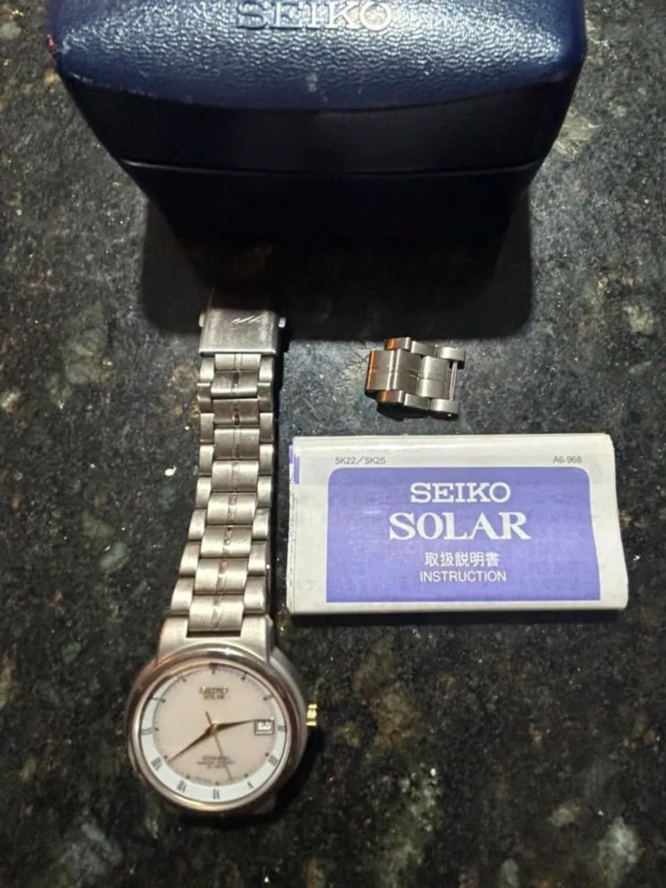 Relógio Seiko solar 