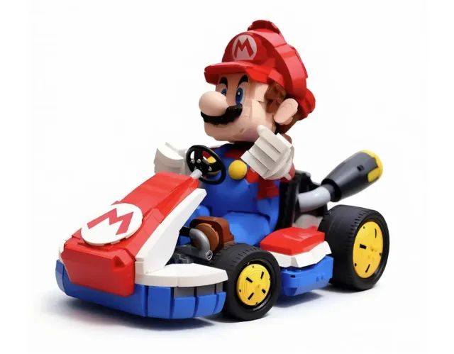 BLOCO Lego importado Mario Kart em Scala 1:10 - NOVO - Foto 3