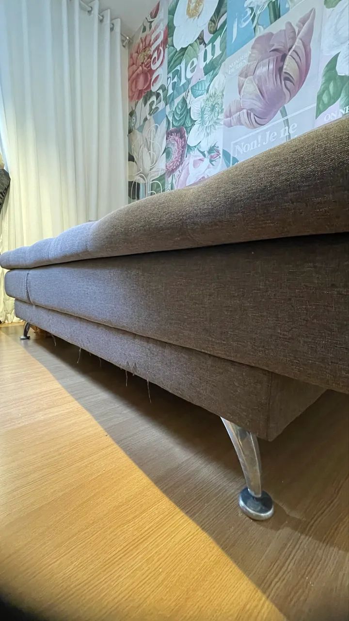 Sofa Retrátil Linho - Foto 4