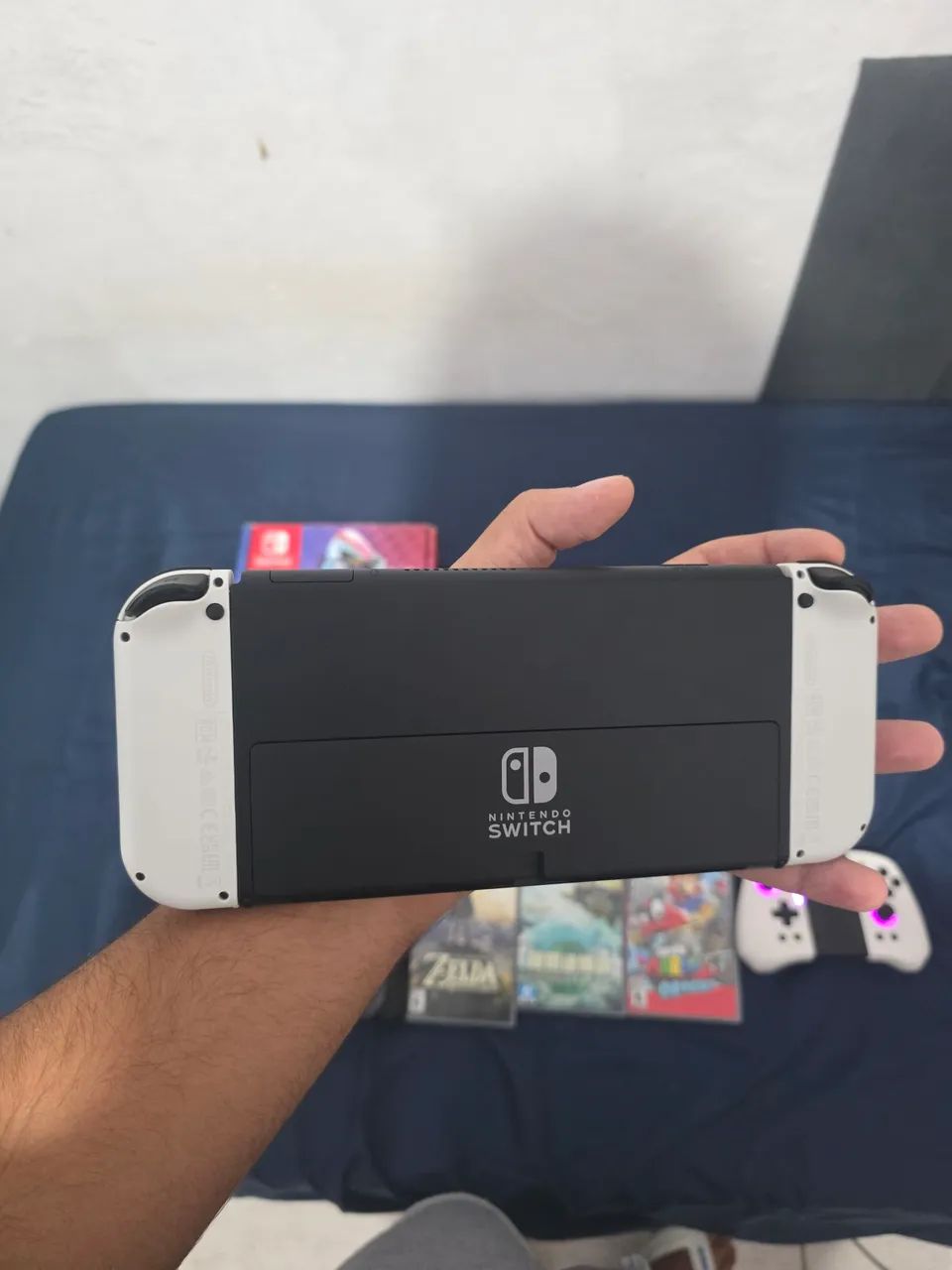 Nintendo Switch Oled + Jogos - Foto 3