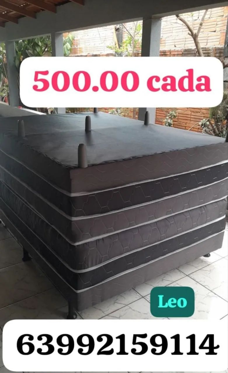 Camas box de casal 