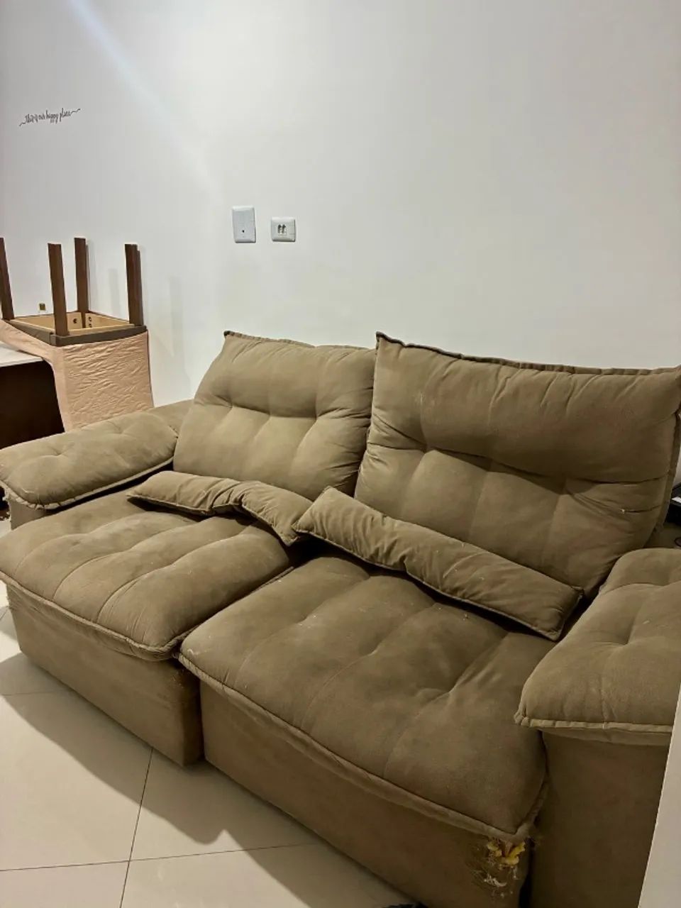 Sofá Retrátil/Reclinável Arezzo - 4 Lugares | - Foto 3