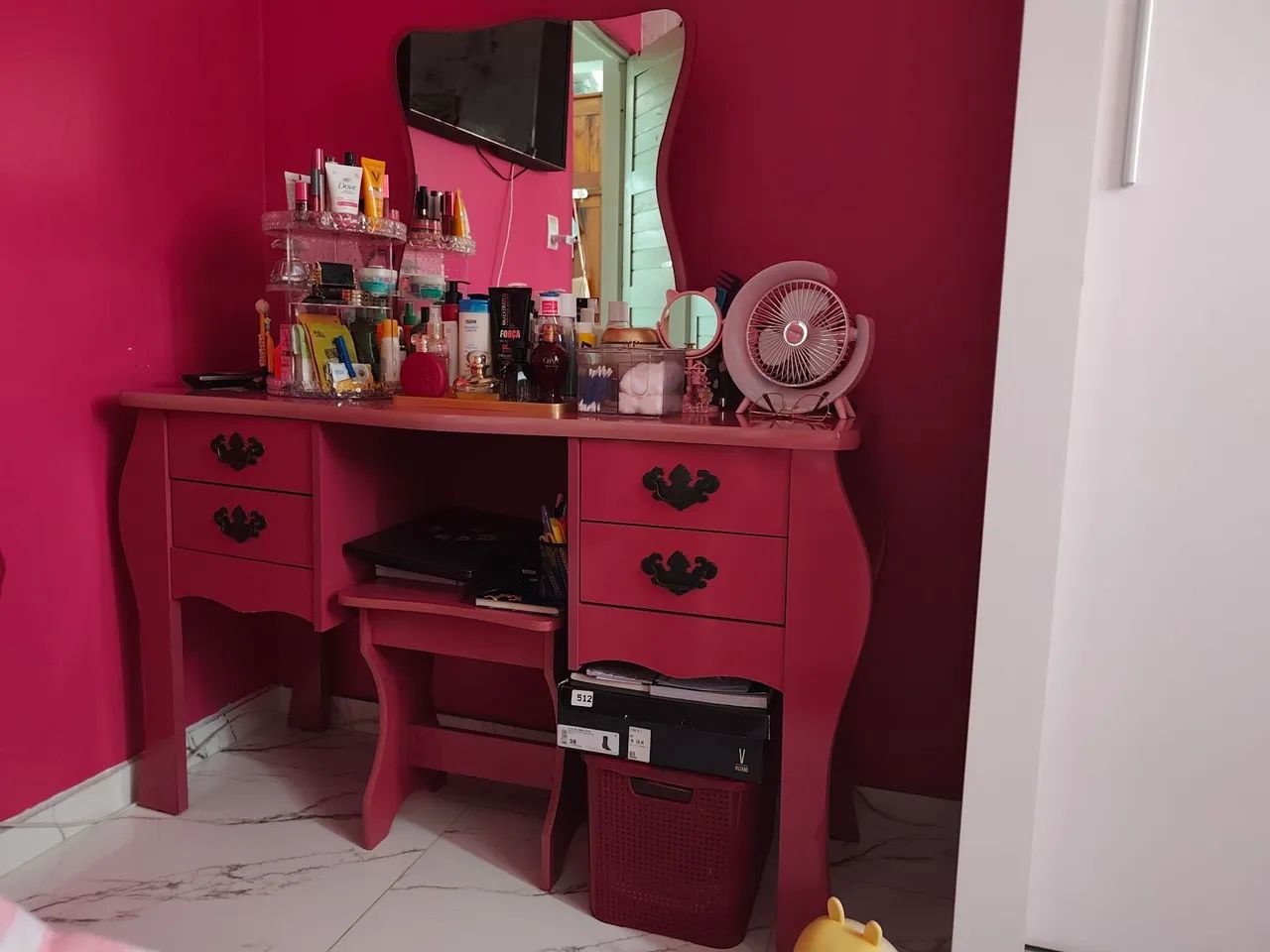 Penteadeira camarim na cor pink - Foto 2