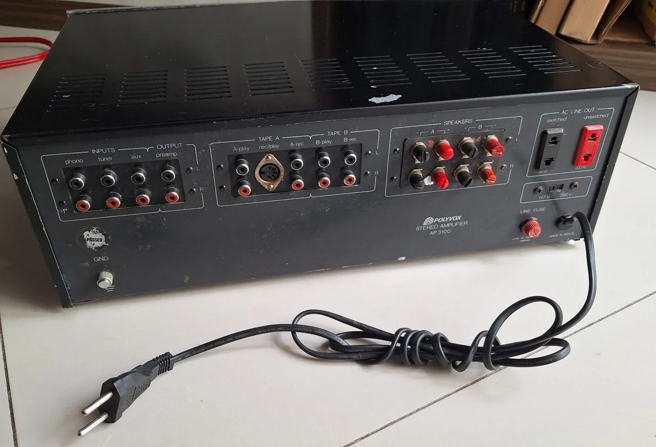 AMPLIFICADOR INTEGRADO POLYVOX AP 3100 - Foto 5