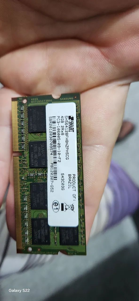 Memória ram DDR3 para notebook 4GB