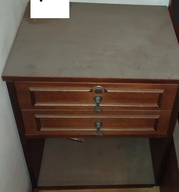 Cabeceira De Mdf 2 Gavetas 40x50x60cm (Usado) - Foto 2