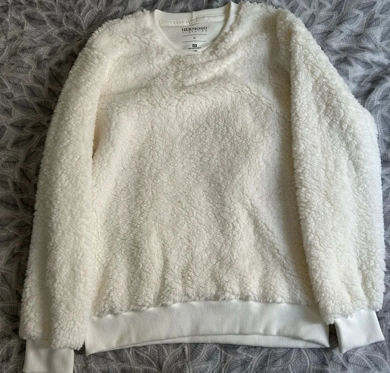 Moletom Sherpa Off White - Hermoso