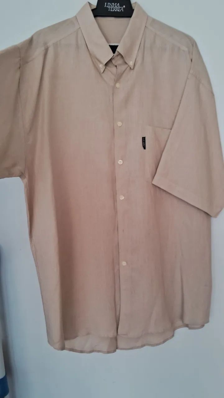 Camisa de linho via veneto 