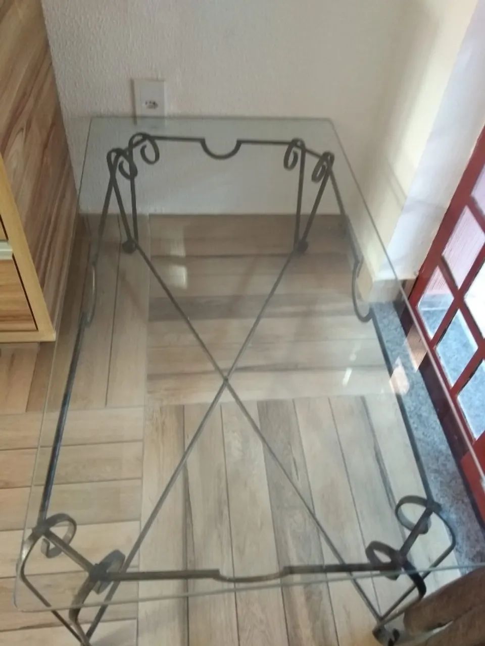 MESA DE CENTRO DE VIDRO 40Ax60Lx1,0C
