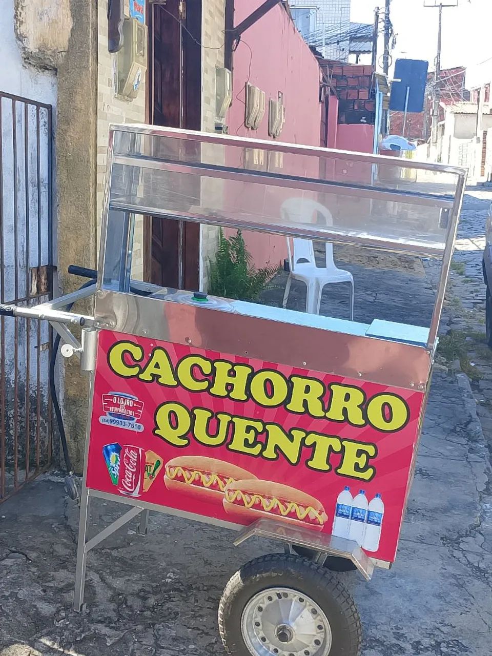 Carrinho de cachorro quente - Novo - Foto 4