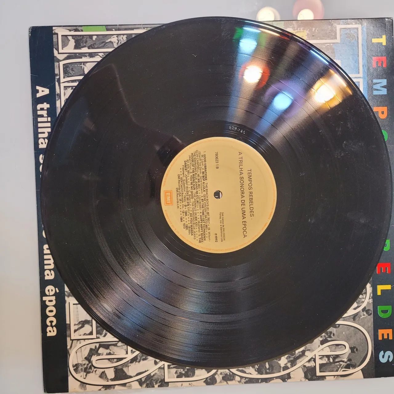 Disco de vinil Tempos Rebeldes ano 1992 - Foto 4