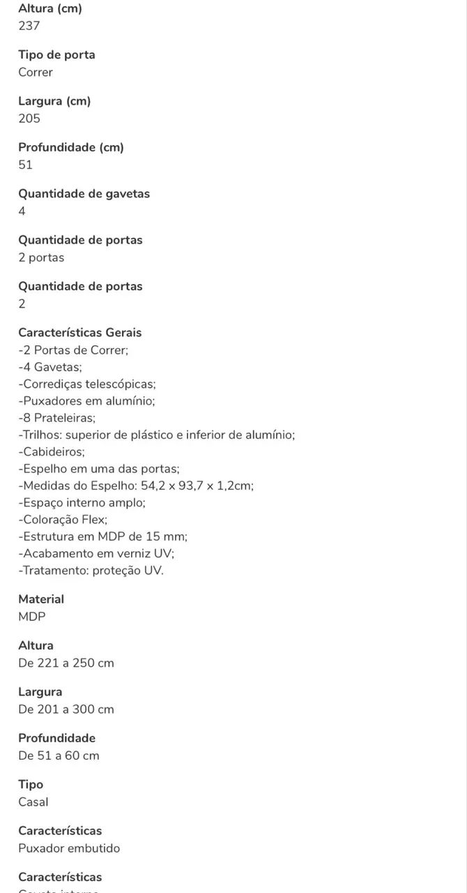 Guarda Roupa Casal - Foto 4