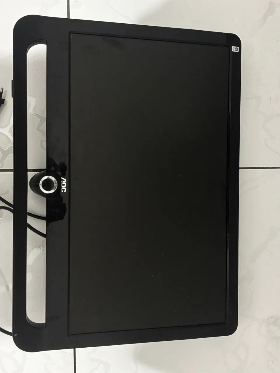 monitor aoc f22 lcd preto