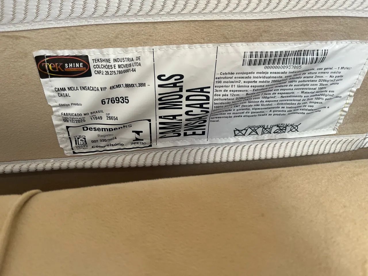 Cama box casal com cabeceira  - Foto 3