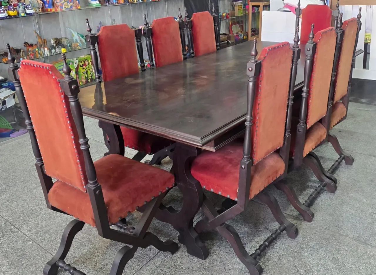 Mesa com 8 Cadeiras VINTAGE - Foto 2