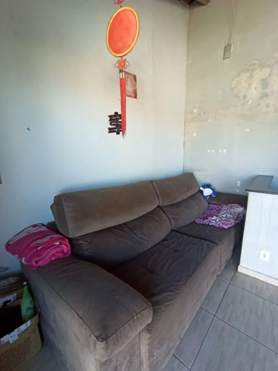 VENDO Estofado retrátil, 3 metros, bonito e em bom estado
