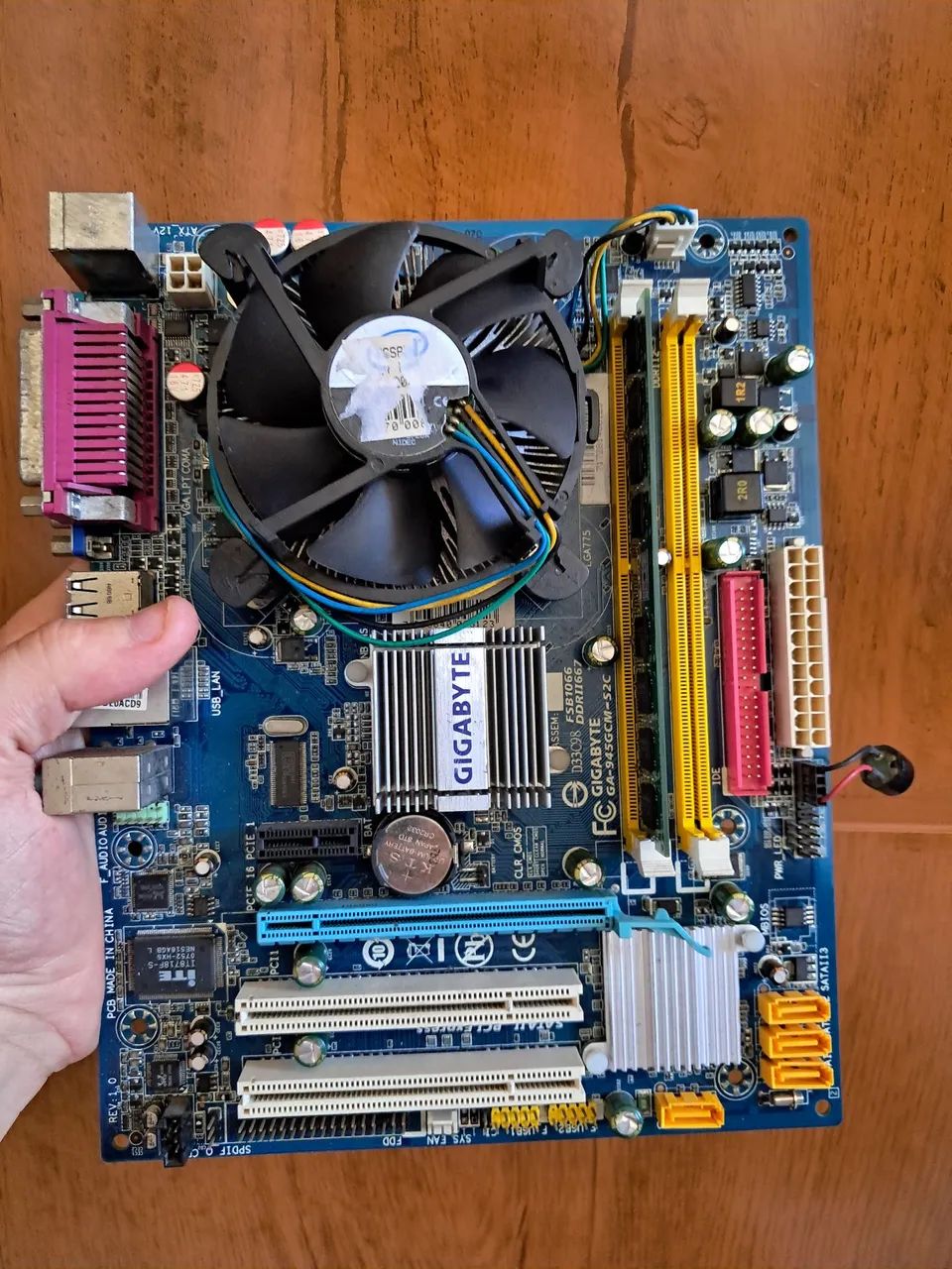 Kit intel placa mãe processador e memória 