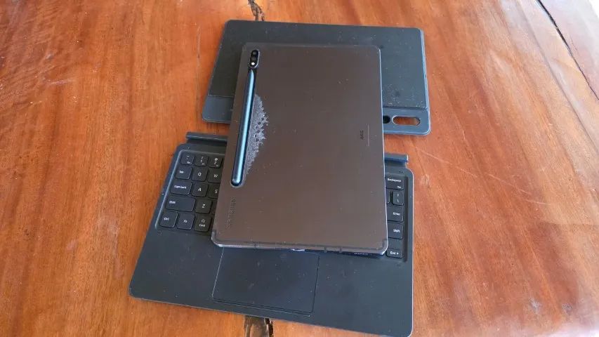 Samsung Tab S7 128 GB com Capa Teclado - Foto 4