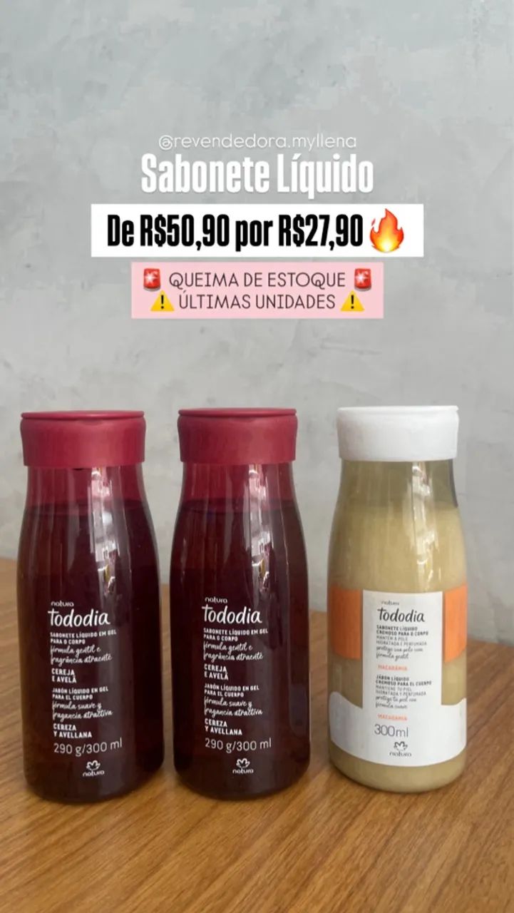 Produtos Natura em promoção 