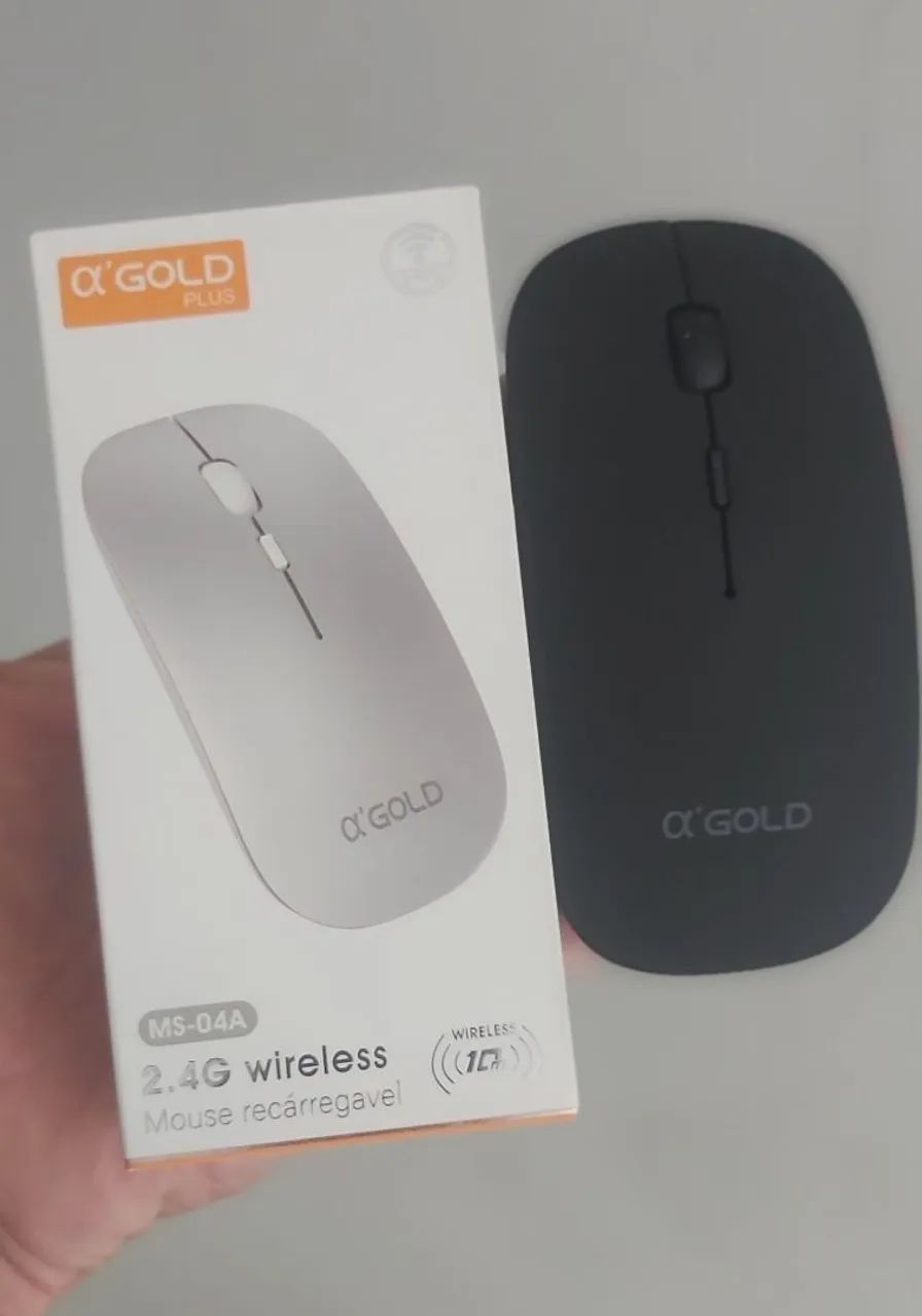 Mouse sem fio recarregável 