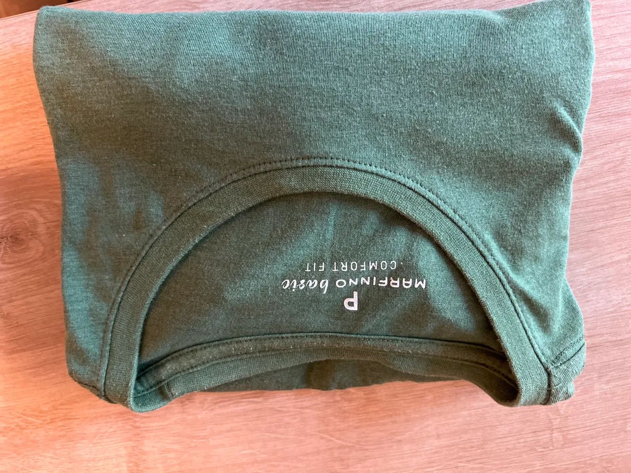 Camiseta verde lisa P