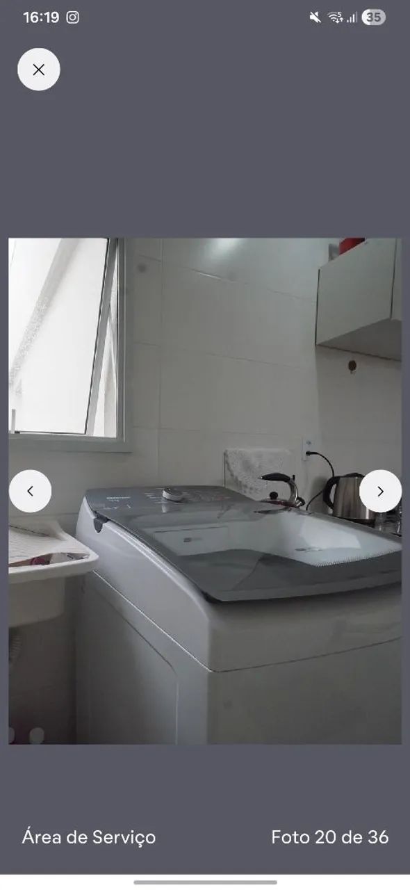 Máquina de lavar nova