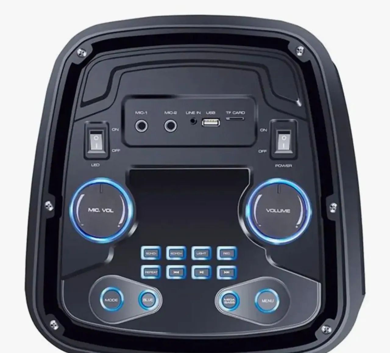 Pulsebox 8 Polegadas 1000w Bt/aux/sd/bt/fm Led Sp359 Cor Preto