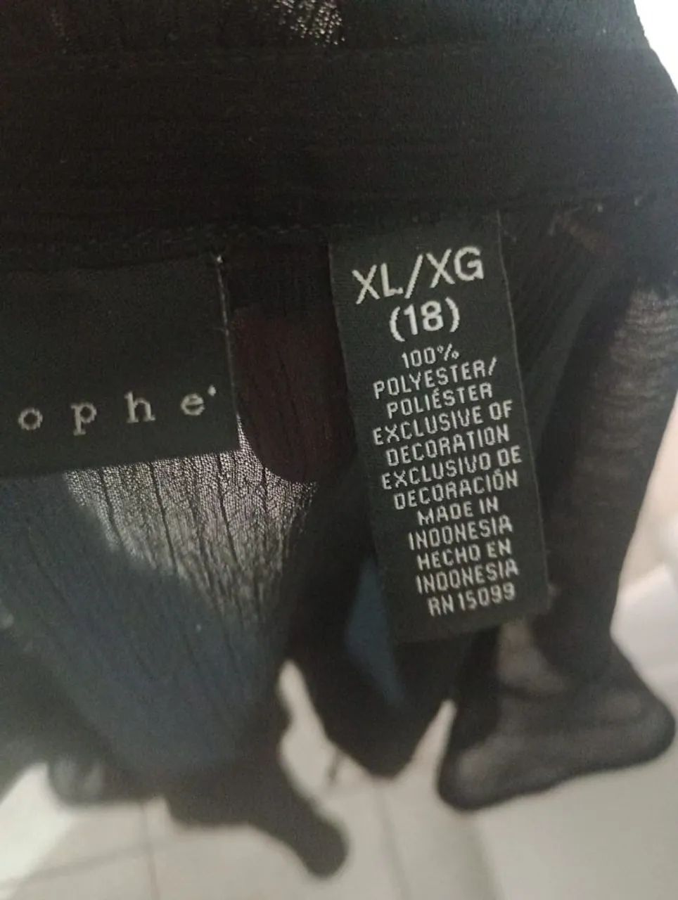 Camisa transparente + camiseta - Foto 2