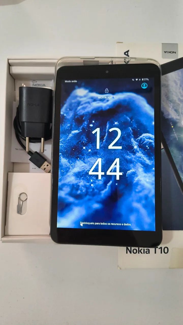 Tablet com Capa + Carregador + Caixa. Impecável (envio Olx pay) - Foto 4