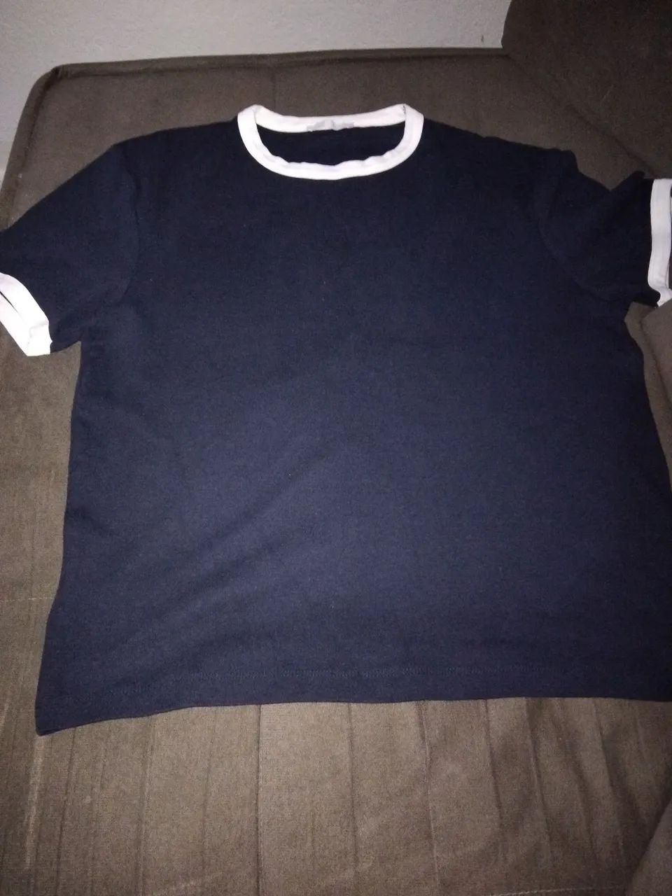 T-shirt Zara Azul Marinho  - Foto 2