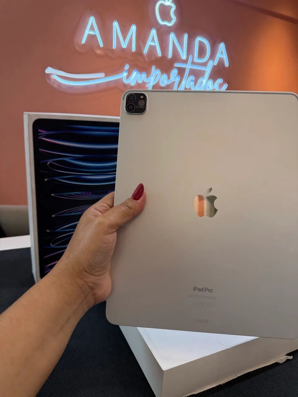 iPad Pro m3 tela 12.9 128 gb oportunidade imperdível 