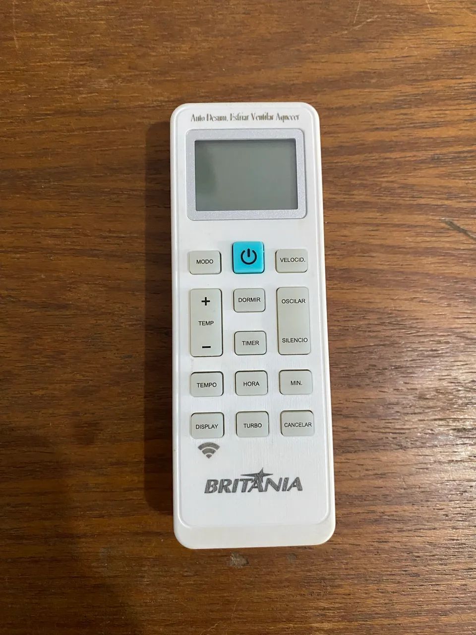 Controle Ar Condicionado Britânia Original 