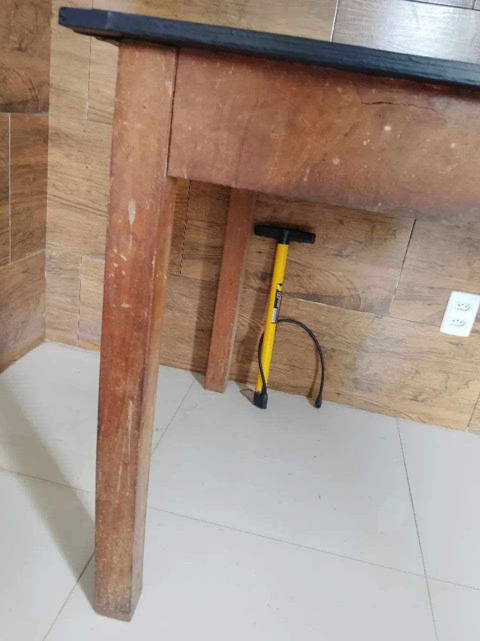 MESA / BANCADA DE MADEIRA DE LEI ! - Foto 4