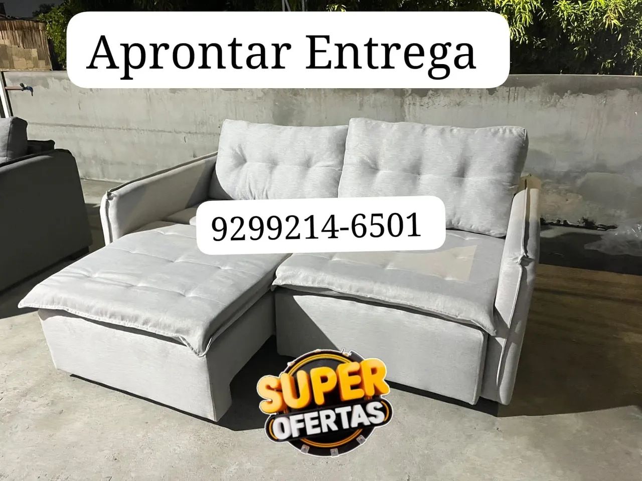 Sofá Retrátil Reclinável Apronta Entrega  - Foto 2