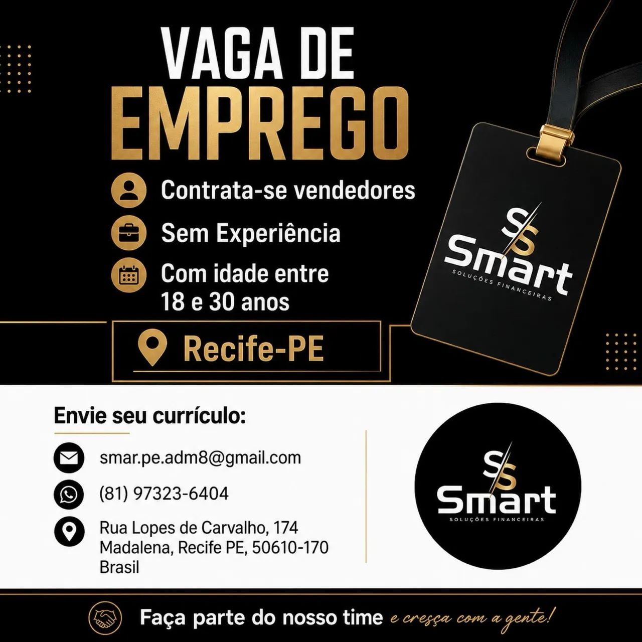 Contrata-se vendedor 