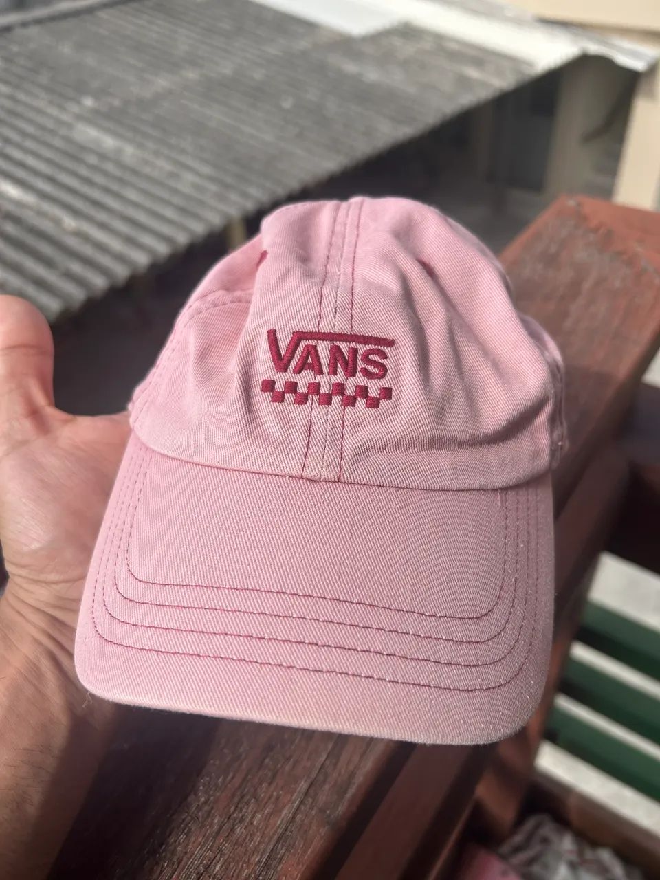Boné Rosa Vans