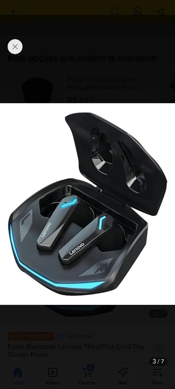 Fone de ouvido Lenovo  - Foto 3