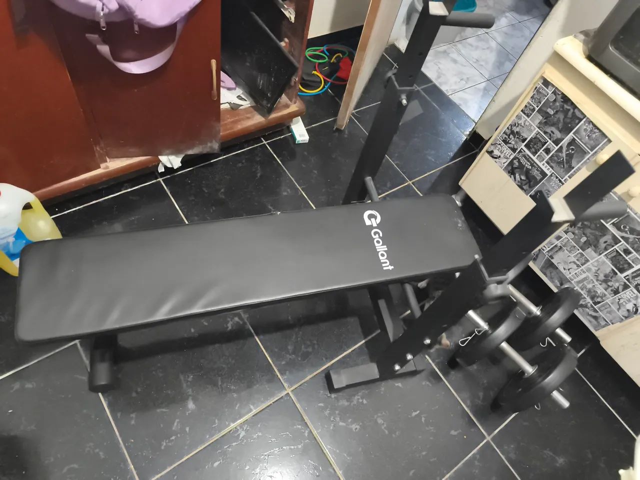 Banco e Halteres 10kg - Foto 4