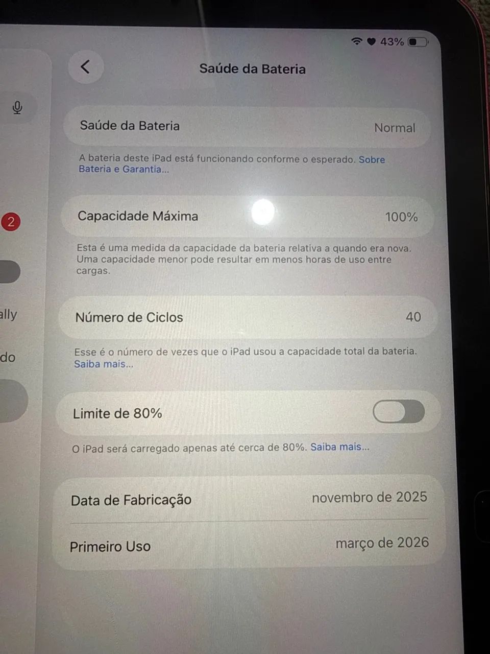 iPad A16 128GB Rosa - Impecável + Caneta + Capinha - Foto 4