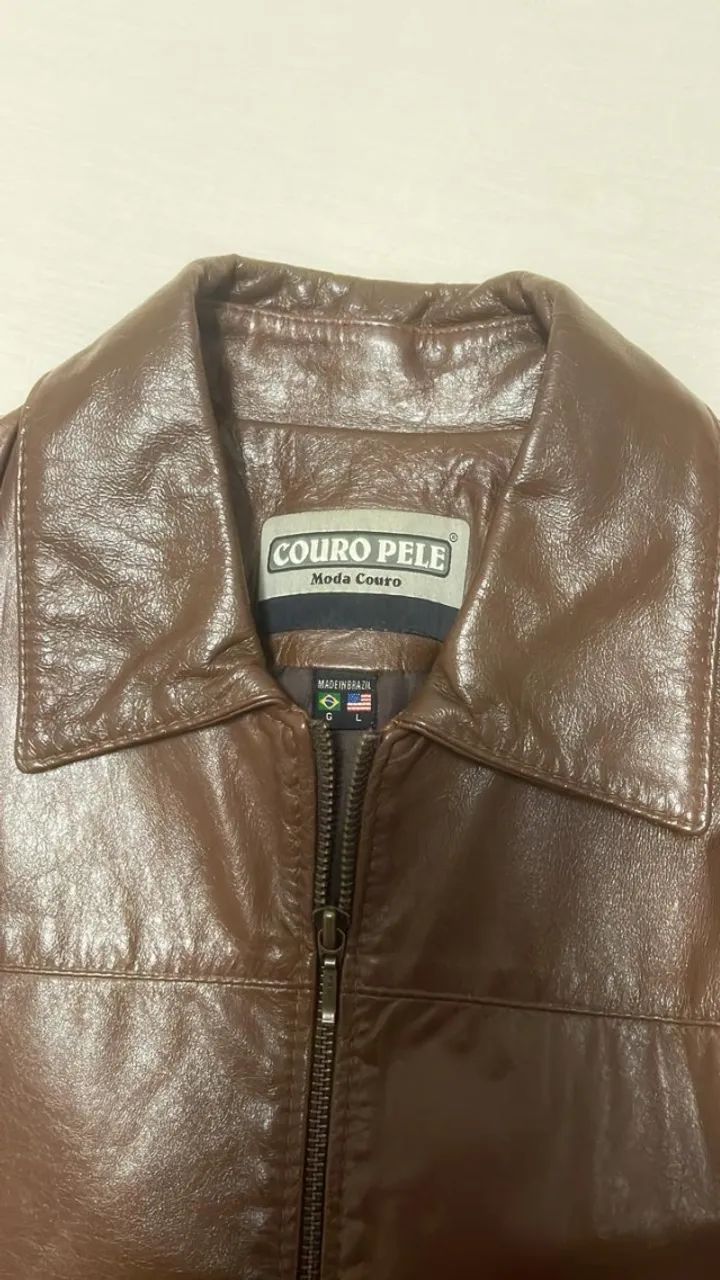 Jaqueta de couro
