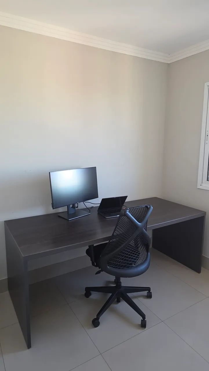 Mesa de Escritório cinza  - Foto 2