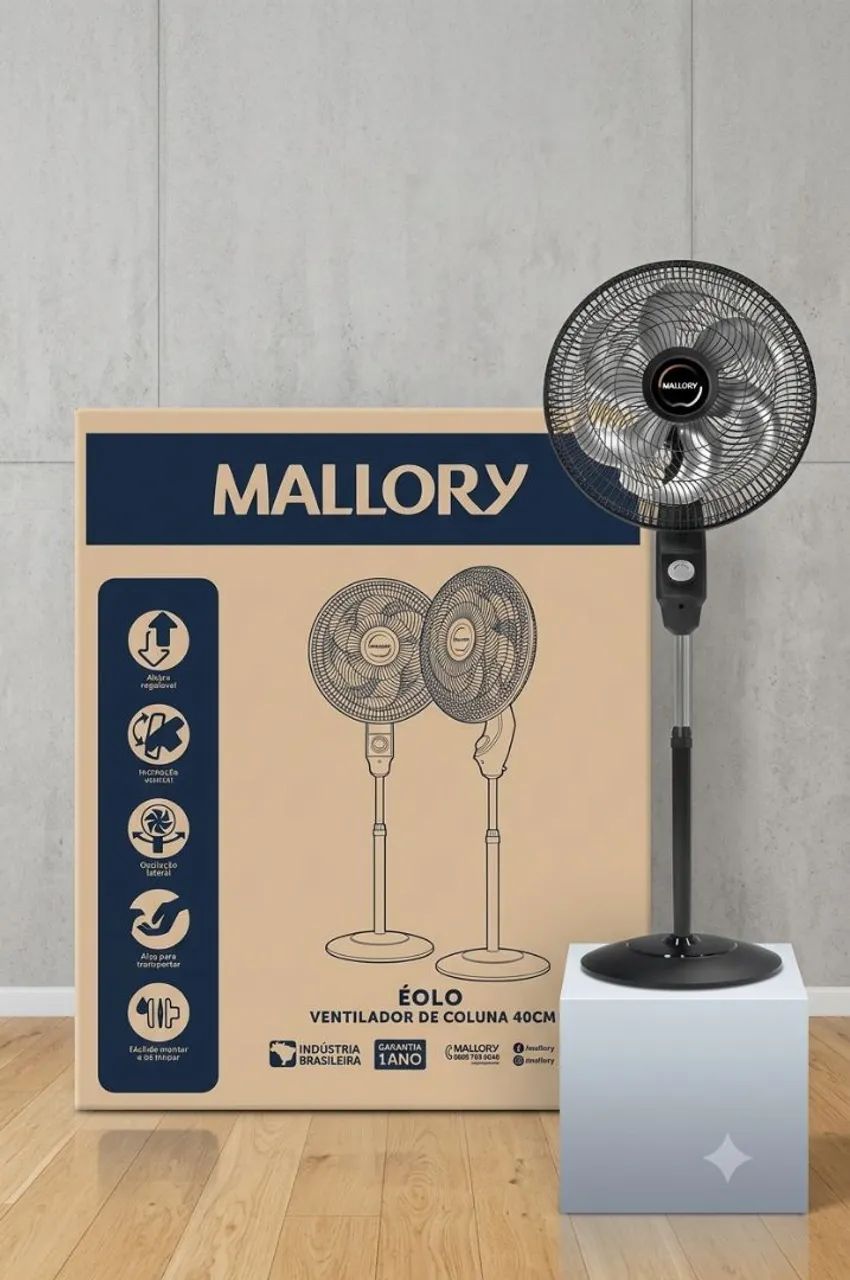 Ventilador coluna Mallory Éolo