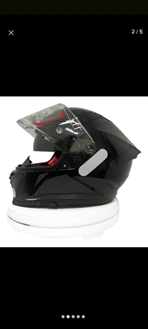 Capacete KYT Striker 2V plain  - Foto 6