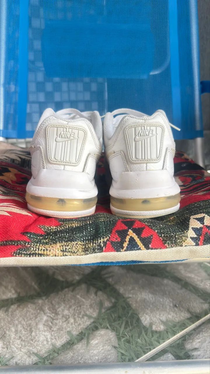 Nike Air Max 90/1 Branco/Dourado - Original - Excelente oportunidade - Foto 4
