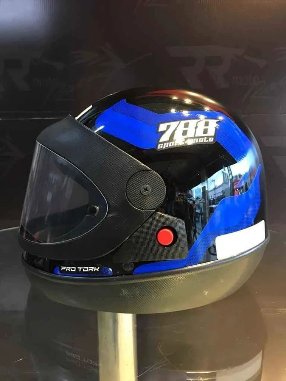 Capacete AUTOMÁTICO 56 E 58! COM BRINDE! - Foto 2